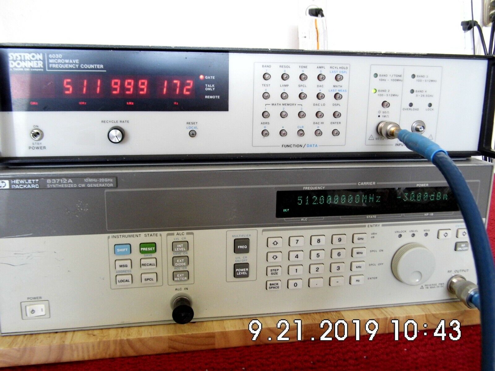 Systron Donner 6030 microwave frequency counter 10hz-26.5Ghz Systron Donner 6030 microwave frequency counter 10hz-26.5Ghz